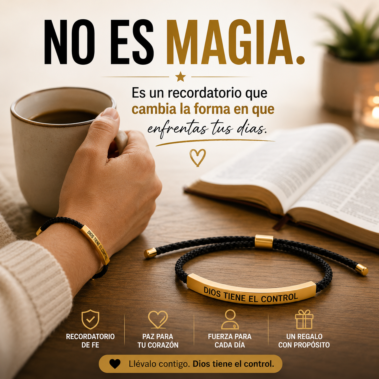 Pulsera Cristiana DIOS TIENE EL CONTROL