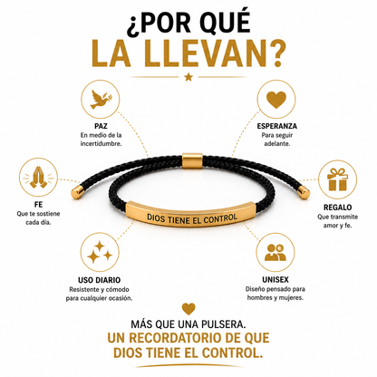 Pulsera Cristiana DIOS TIENE EL CONTROL