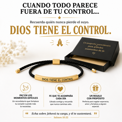 Pulsera Cristiana DIOS TIENE EL CONTROL