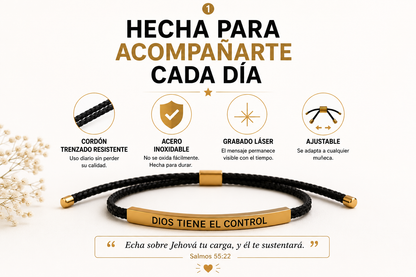 Pulsera Cristiana DIOS TIENE EL CONTROL