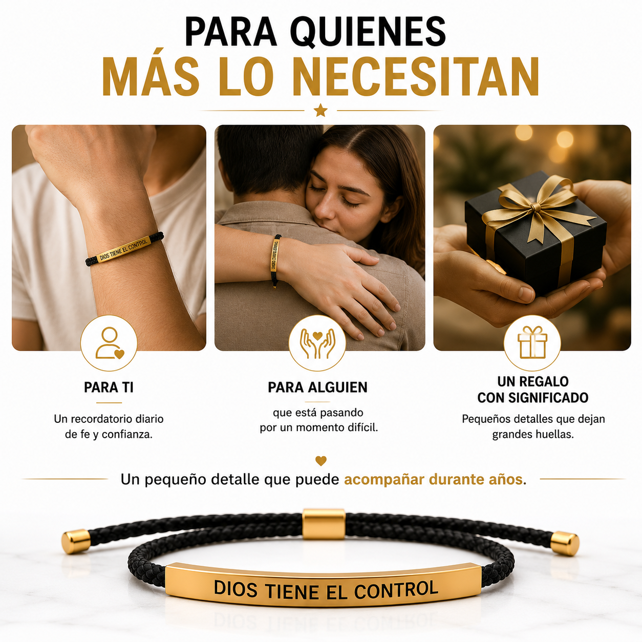Pulsera Cristiana DIOS TIENE EL CONTROL